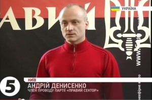 Andriy Denisenko, Right Sector leader